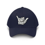 Unisex True Navy Twill Hat - Livin' Aloha