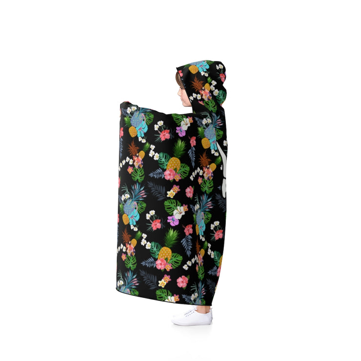 Surf Poncho (Black Pineapple) - Livin&