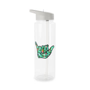 Livin' Aloha Biodegradable Tritan Water Bottle (Pineapple Shaka)
