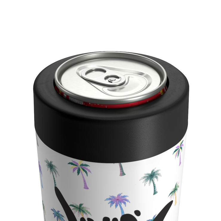 White Floral Can Holder - Livin&