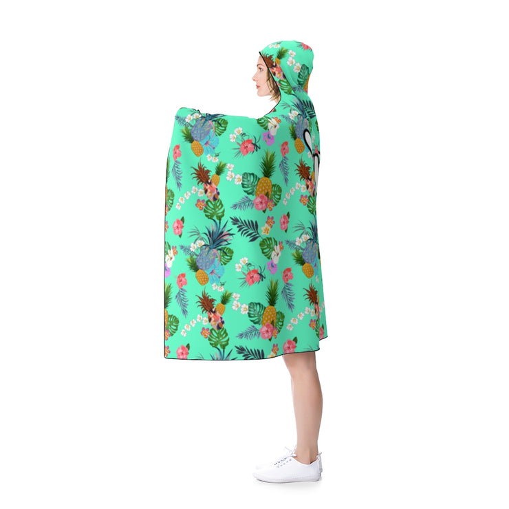Surf Poncho (Teal Pineapple) - Livin&
