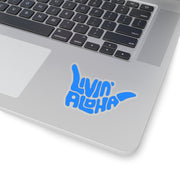 Dark Blue Kiss-Cut Sticker - Livin' Aloha