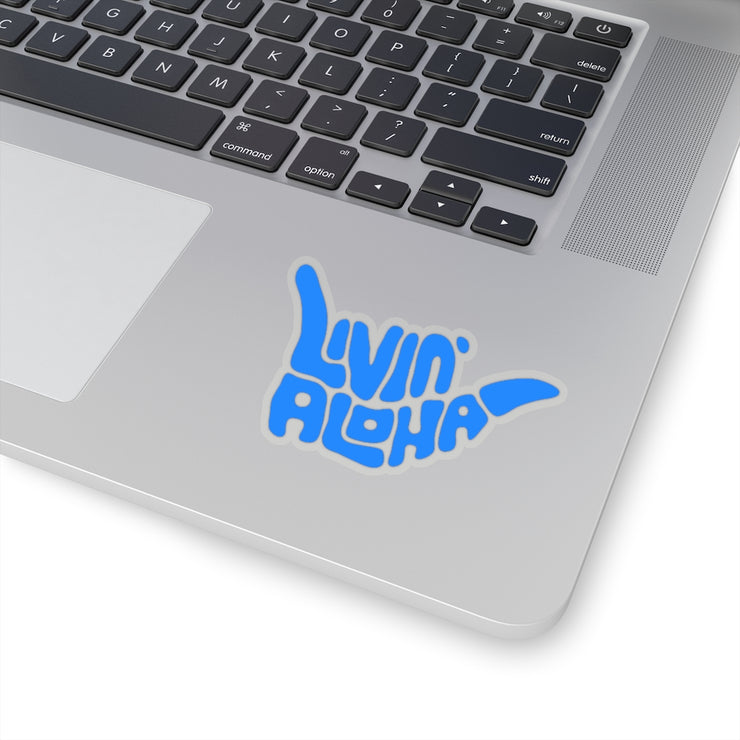 Dark Blue Kiss-Cut Sticker - Livin&
