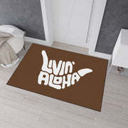 Livin' Aloha Heavy Duty Floor Mat (Brown)