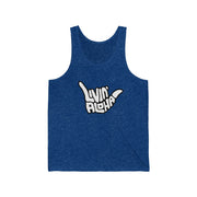 Livin' Aloha Classic Jersey Tank (True Royal Tri-Blends)