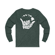 Livin' Aloha Heather Forest Jersey Long Sleeve Tee 