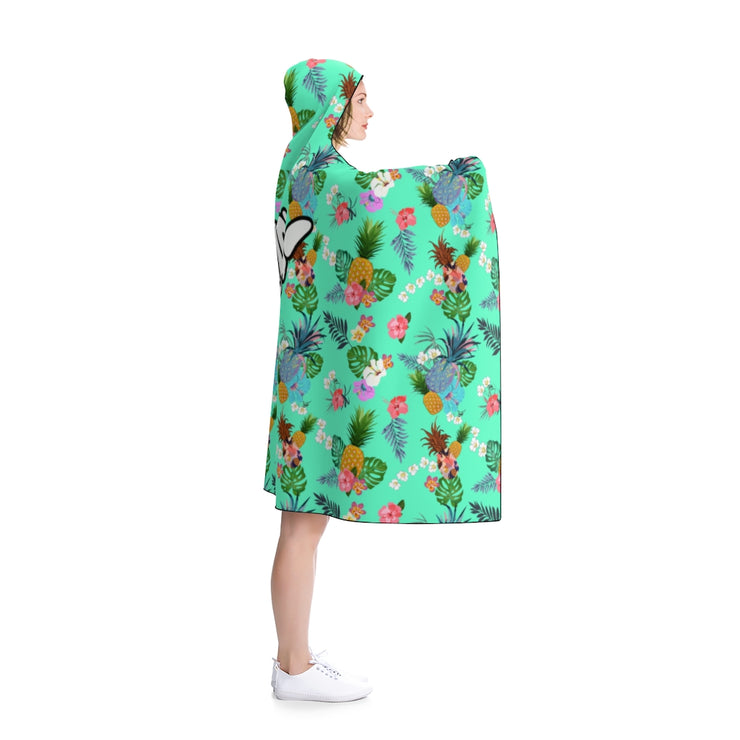 Surf Poncho (Teal Pineapple) - Livin&