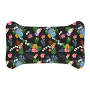Livin' Aloha Pet Feeding Mat (Black Pineapple)