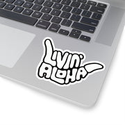 Livin' Aloha Kiss-Cut Transparent Stickers