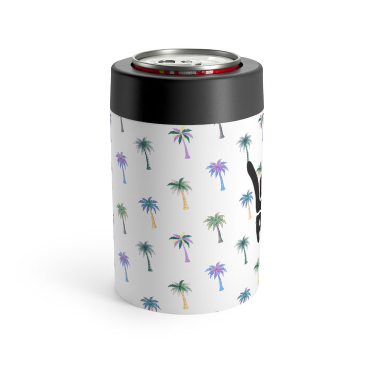 White Floral Can Holder - Livin&