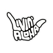 Livin' Aloha Kiss-Cut Transparent Stickers