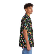 Livin' Aloha Hawaiian Camp Shirt (Black Pineapple)