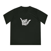 Livin' Aloha Women's Max Performance V-Neck T-shirt (Black)