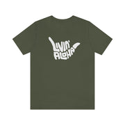 Livin' Aloha Original Jersey Tee (Kelp Green)