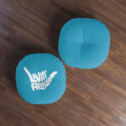 Livin' Aloha Round Meditation Pillow (Sea Blue)