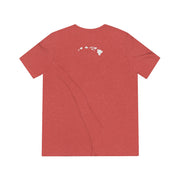 Livin' Aloha Classic Tri-Blend (Red Damask)