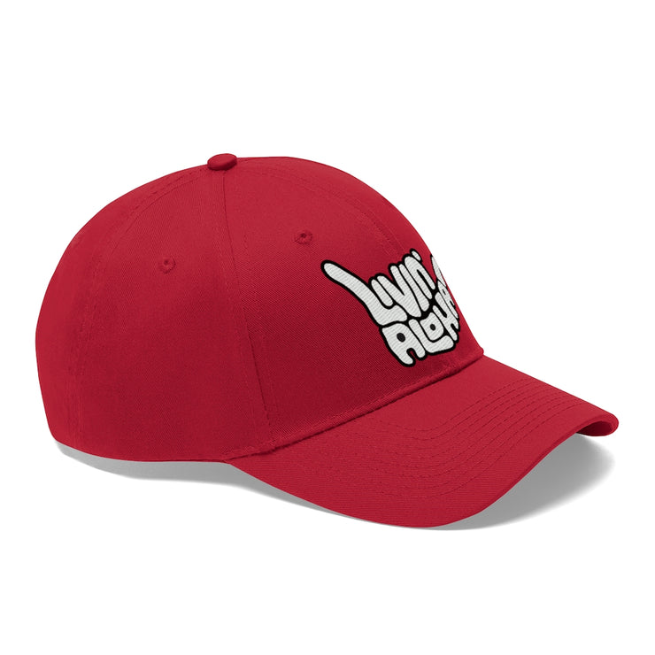 Unisex True Red Twill Hat - Livin&