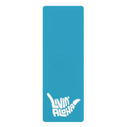 Livin' Aloha Rubber Yoga Mat (Sea Blue)