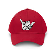 Unisex True Red Twill Hat - Livin' Aloha