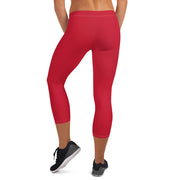 Livin' Aloha Leggings (Brick Red) - Livin' Aloha