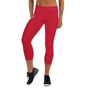 Livin' Aloha Leggings (Brick Red) - Livin' Aloha