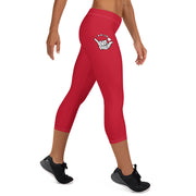 Livin' Aloha Leggings (Brick Red) - Livin' Aloha