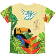 Livin' Aloha Toucan Surf Shirt (Kids)