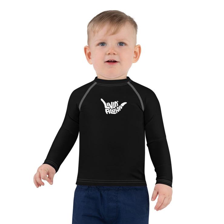 Kids Rash Guard - Black
