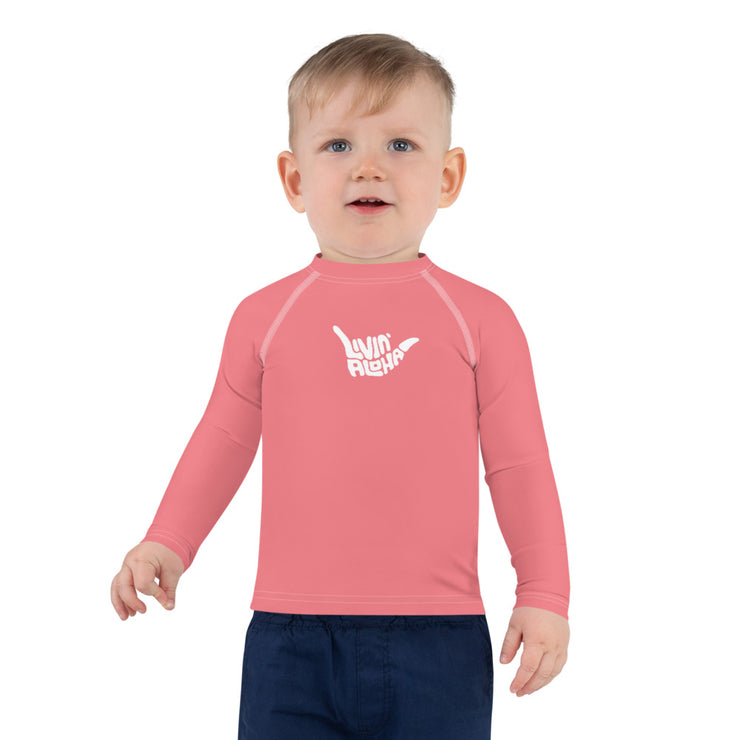 Kids Rash Guard (New York Pink) - Livin&
