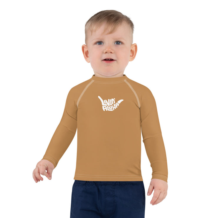Kids Rash Guard (Driftwood) - Livin&