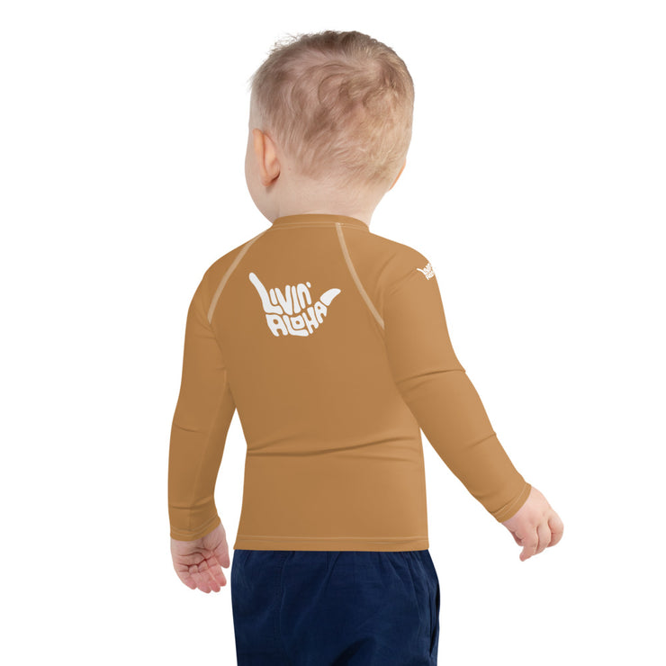 Kids Rash Guard (Driftwood) - Livin&