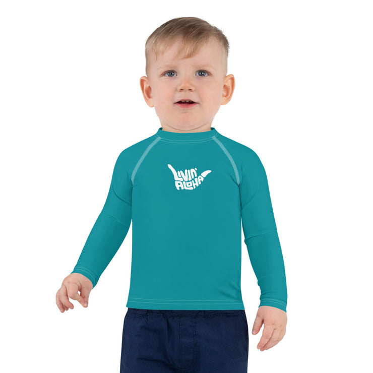 Kids Rash Guard (Blue Chill) - Livin&