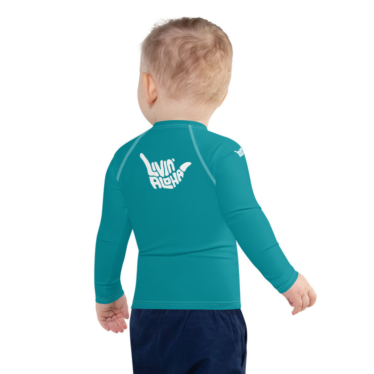 Kids Rash Guard (Blue Chill) - Livin&