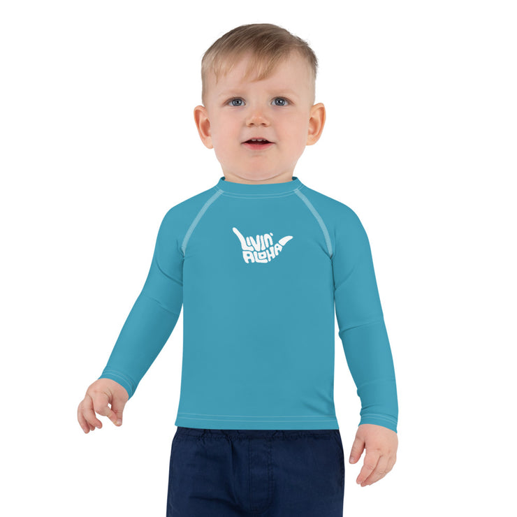 Kids Rash Guard (Boston Blue) - Livin&