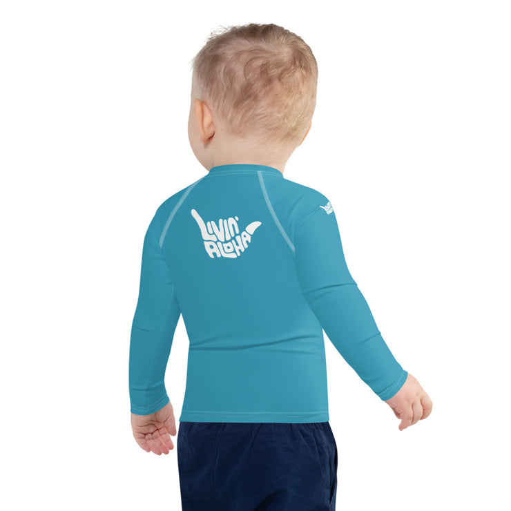 Kids Rash Guard (Boston Blue) - Livin&