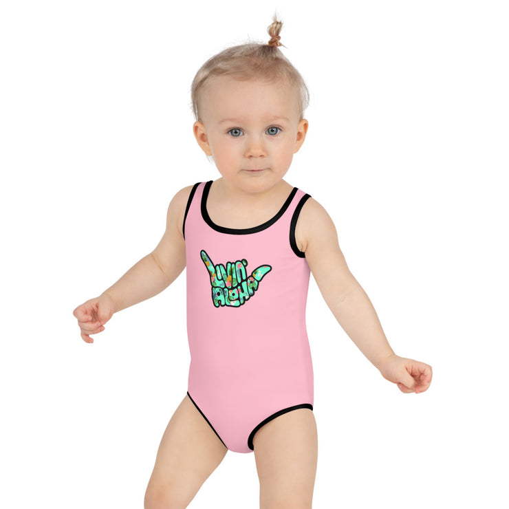 All Over Print Kids Cupid Swimsuit - Livin&