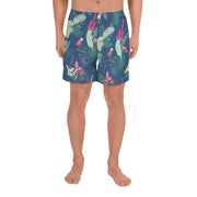 Livin' Aloha Athletic Shorts (Parrot Ukulele)