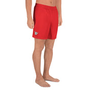 Livin' Aloha Athletic Shorts (Red)
