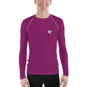 Men's Rash Guard (Tawny Port) - Livin' Aloha