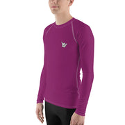 Men's Rash Guard (Tawny Port) - Livin' Aloha