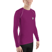 Men's Rash Guard (Tawny Port) - Livin' Aloha