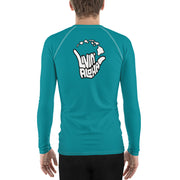 Men's Rash Guard (Blue Chill) - Livin' Aloha