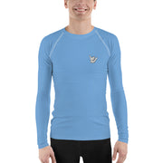 Men's Rash Guard (Sky Blue) - Livin' Aloha