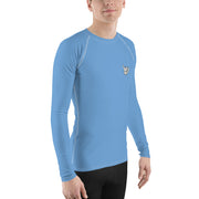 Men's Rash Guard (Sky Blue) - Livin' Aloha