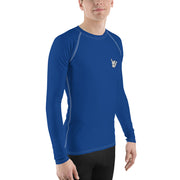 Men's Rash Guard (Blue) - Livin' Aloha