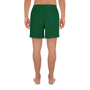 Livin' Aloha Men's Athletic Long Shorts (Forest Green)