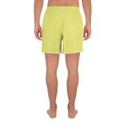 Livin' Aloha Men's Athletic Long Shorts (Dolly Yellow)