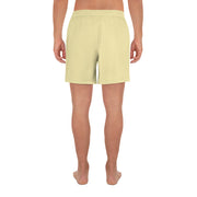 Livin' Aloha Men's Athletic Long Shorts (Banana Mania Yellow)