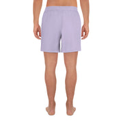 Livin' Aloha Men's Athletic Long Shorts (Fog Violet)