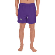 Livin' Aloha Men's Athletic Long Shorts (Indigo)
